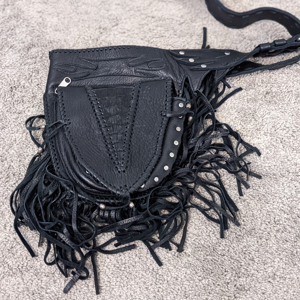 Leather utility belt